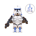 Miniatyrbild 8 av 8: 8PCS Echo Jesse Rex Robotfigurer Leksak Monterade Block Julgåva