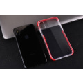Miniatyrbilde 11 av 11: TPU-deksel for iPhone med fargede kanter X + 2 skjermbeskytt Pink