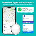 Miniatyrbillede 5 af 9: SafeTrak Elite - Apple MFi-certificeret Tracker til iPhone White