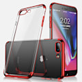 Pikkukuva 5 / 6: Galvanoitu TPU- case iPhone 6+ Plus kahdella näytönsuojalla. Black