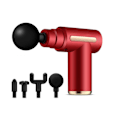 Miniatyrbillede 1 af 5: Massage gun with 4 interchangeable heads and 6 intensity levels Red one size