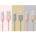 Pikkukuva 1 / 2: ROCK Nylon USB-C -kaapeli 0,25 m Gold one size