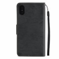 Miniatyrbild 6 av 9: Suede magnetfodral för iPhone XS Max med magnetlås. Svart one size