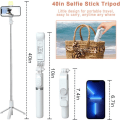 Pikkukuva 11 / 11: Langaton Bluetooth Selfie Stick valolla Black one size