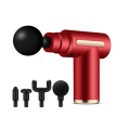 Miniatyrbillede 5 af 5: Massagepistol med 4 udskiftelige hoveder og 6 intensitetsniveauer Black one size