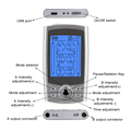 Miniatyrbillede 4 af 7: TENS massager Black one size