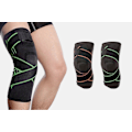Pikkukuva 1 / 6: Elastic knee support with compression Orange L