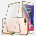 Pikkukuva 3 / 6: Galvanoitu TPU- case iPhone 6+ Plus kahdella näytönsuojalla. Black