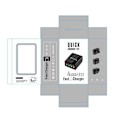 Miniatyrbild 9 av 9: Väggadapter med 4 LED-portar multifärg one size