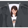 Miniatyrbilde 5 av 5: 2-pakning Privacy skjermbeskytter i herdet glass Transparent one size