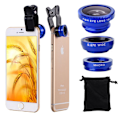 Miniatyrbilde 2 av 5: 3 i 1 Universell Telefonkamera Linse Black one size