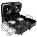 Pikkukuva 11 / 11: Ball Or Diamond Shape Ice Cube Tray Black one size