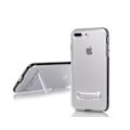 Pikkukuva 1 / 7: TPU case puhelintelineellä + kaksi näytönsuojaa iPhone 6+ Black