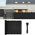 Miniatyrbild 1 av 9: Balkongskydd 90x500 cm – UV-skydd & insynsskydd utomhus Svart