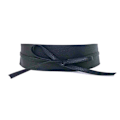 Pikkukuva 1 / 4: Ylellinen Leveä Tekonahkavyö - Eleganssia ilman Solkea Black one size