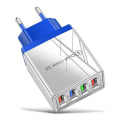 Miniatyrbilde 3 av 9: Veggadapter med 4 LED-porter Black one size
