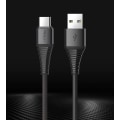 Miniatyrbilde 1 av 11: ROCK Hi-Tensile USB-C kabel 1m Black