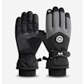 Miniatyrbillede 1 af 11: Vandtætte Skihandsker til Vinter – Justerbart Armbånd Black Black - Men