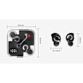 Miniatyrbild 9 av 10: RetroVinyl™ TWS Bluetooth Hörlurar Svart one size