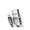 Miniatyrbilde 2 av 4: ROCK Metal Charge & Sync Micro-USB 1.8m Gold