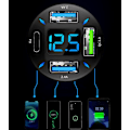 Miniatyrbillede 2 af 5: 5-i-1 Biladapter med PD, USB-C & QuickCharge - Smart Opladning Black