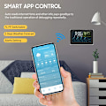 Pikkukuva 2 / 6: Wifi Sääasema Kellolla: Tuya & Smartlife APP Black
