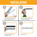 Miniatyrbilde 8 av 11: LED-lampe med bevegelsessensor White one size