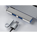 Miniatyrbilde 4 av 6: USB/USB-C Hub – Multifunksjonell og Kompakt Adapter Grey USB-C