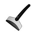 Miniatyrbild 1 av 5: Ergonomiskt utformad bilisskrapa Svart one size
