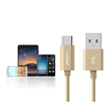 Pikkukuva 1 / 2: ROCK Nylon USB-C -kaapeli 1 m Gold