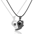 Pikkukuva 8 / 11: Ystävyyskaulakoru "Eye of the heart" - Tyylikäs ja trendikäs Black one size