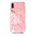 Miniatyrbillede 5 af 7: Laser marmorcover til iPhone XR Black