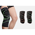 Pikkukuva 1 / 6: Elastic knee support with compression Orange L