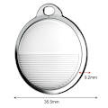 Miniatyrbilde 2 av 9: SafeTrak Elite - Apple MFi-sertifisert Tracker for iPhone White