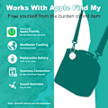 Miniatyrbilde 3 av 9: SafeTrak Elite - Apple MFi-sertifisert Tracker for iPhone White