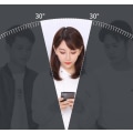 Miniatyrbilde 5 av 5: 2-pakning Privacy skjermbeskytter i herdet glass Transparent one size