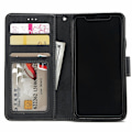 Miniatyrbillede 7 af 9: Ruskindsmagnetisk etui til iPhone Xs Max magnetisk lås. Black one size