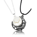 Miniatyrbilde 1 av 10: Vennskapssmykke "Whale and Shell" - Elegant og trendy design Black one size