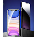 Miniatyrbild 3 av 5: 2-pack Skärmskydd sekretess i härdat glas Transparent one size