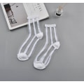 Miniatyrbillede 2 af 7: Pack of 5 or 10 silky transparent effect socks White one size