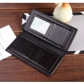 Miniatyrbillede 4 af 6: Elegant Rejsepung i PU Læder - Beskyt dine Kort & Dokumenter Black