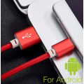 Miniatyrbillede 7 af 8: Type-C kabel i PU læder Red