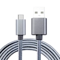 Miniatyrbilde 4 av 7: Helfärgad flätad Type-C kabel 1.2m Red