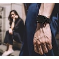 Miniatyrbilde 5 av 11: Elegant Metallarmbånd i Rustfritt Stål for Apple Watch Grey 38/40/41mm