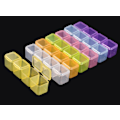 Miniatyrbillede 4 af 10: Kompakt opbevaringsboks med 28 pladser Transparent one size