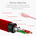 Miniatyrbilde 5 av 7: ROCK Charge and Sync Round Lightningkabel II 1m White