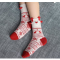 Pikkukuva 7 / 7: Christmas stocking Wine red one size