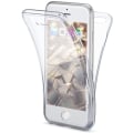 Miniatyrbilde 1 av 3: Fullt cover gjennomsiktig TPU deksel til iPhone Transparent one size