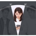 Miniatyrbilde 5 av 5: 2-pakning Privacy skjermbeskytter i herdet glass Transparent one size
