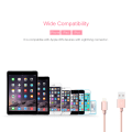 Miniatyrbilde 8 av 11: ROCK Metal Charge & Sync Lightning Cable 1m Red